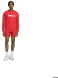 Wilson m teams crewneck infrared script adrenaline red M
