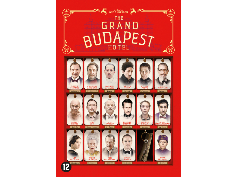 Fox Grand Budapest Hotel dvd