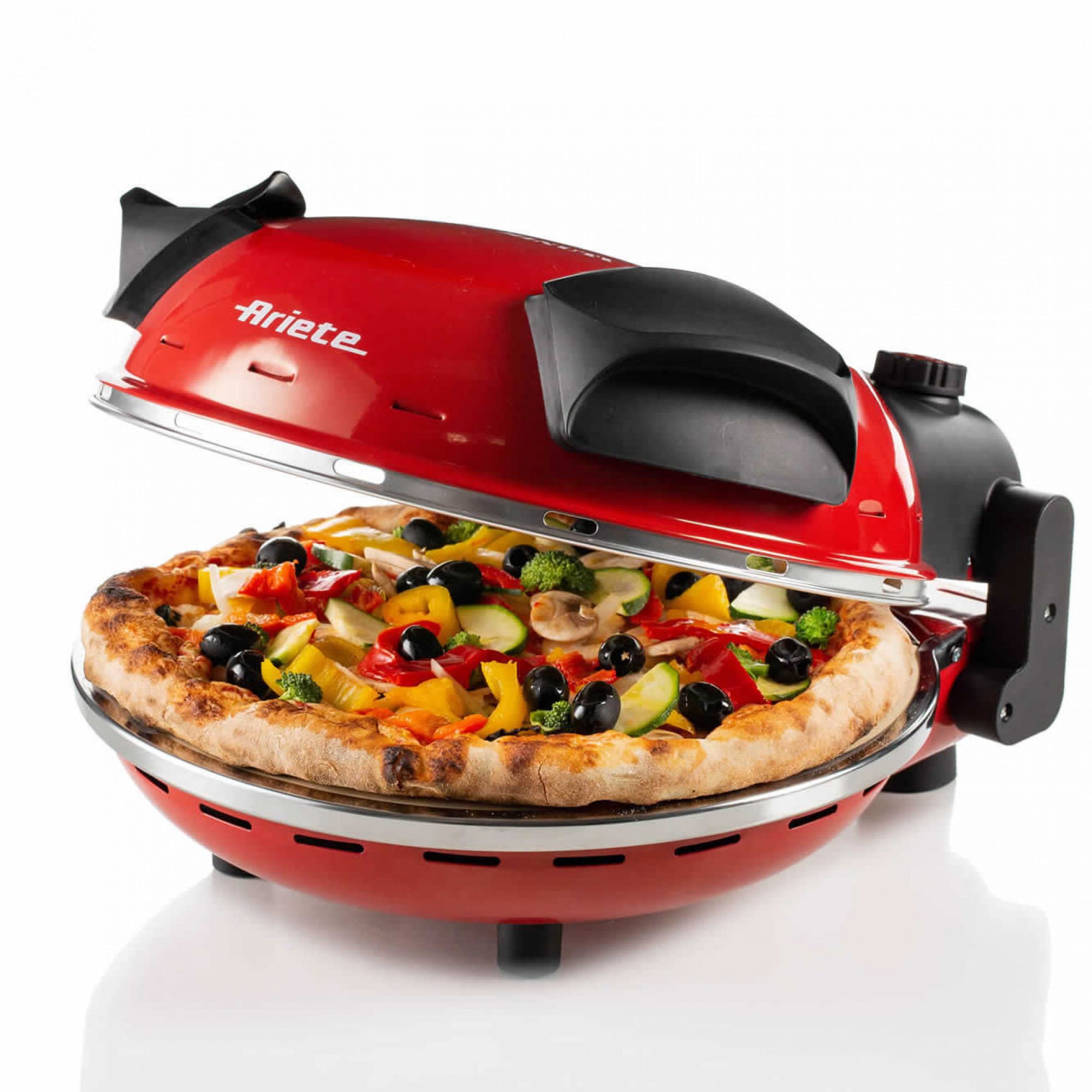 Ariete 0909/10 Pizza Oven - 1200W - Black/Red
