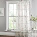 Dreams & Drapes Net Curtains for Window, 140 x 137 cm (W x L) - Voile Curtains for Bedroom/Living Room, Transparent Curtains with Flowers