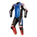 Alpinestars Combinaison En Cuir Racing Absolute V2 1 Pièce Metallic Blue Black White Rdfl, Taille: 52