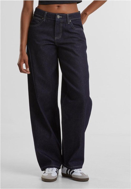 Urban Classics Damesjeans met middelhoge taille in jaren '90-stijl TB7127