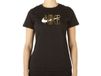 Nike Nsw Tee Shine, taille M Femme couleur Blanc|Or|Noir
