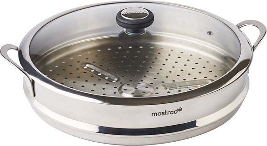 Mastrad O'Wok Stoomset - Zilver