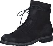 Tamaris - Dames - Laarzen - Zwart - Leer - Maat 39