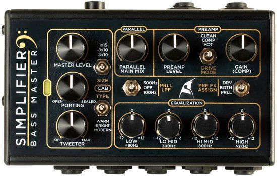DSM & Humboldt Simplifier Bass Master basgitaar voorversterker