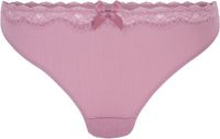 Hunkemöller Dames Lingerie String Lola - Roze - maat L