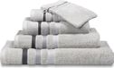 Vandyck Serviette Prestige Lines Steel Grey