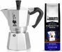 Bialetti Moka Express 4 kops + Intenso café moulu 250gr