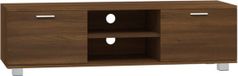 vidaXL Tv-meubel 140x40,5x35 cm bewerkt hout bruin eikenkleur