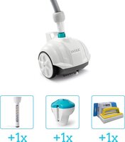 Intex ZX50 Zwembadstofzuiger - Automatisch - 28007 - Incl. Thermometer, Chloordrijver & Scrubborstel