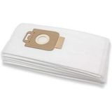 vhbw 10x Sacs Compatible Avec Nilfisk King Special, Mocca, Mocca Gd90, P40, Pelican, Power Life, Power P10 Aspirateur - Microfibres Non Tissées, Blanc