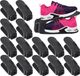 Merkloos Relaxdays schoenen organizer - set van 15 - tot maat 39 - antislip - opbergsysteem - zwart