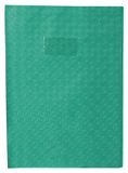 Calligraphe 72215C Schriftomslag met Diamantkorrel structuur Groen - A4 21x29,7 cm - 18/100ste met Etikethouder - PVC Opaak