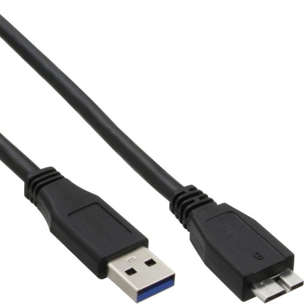 Inline USB-kabel - 1,5 m - Zwart - 4043718153794