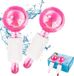 Bol 2 pièces Rouleau de glace faciale - Rouleau de massage faciale pour traitement par glace - Réduit les gonflements et raffermit la peau - Rose - Amélioration de la circulation sanguine