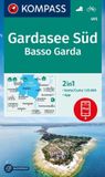 Carta KOMPASS Karten Gardasee South/Basso Garda