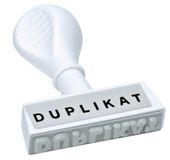 WEDO 19314 Tekststempel 'DUPLICAAT'
