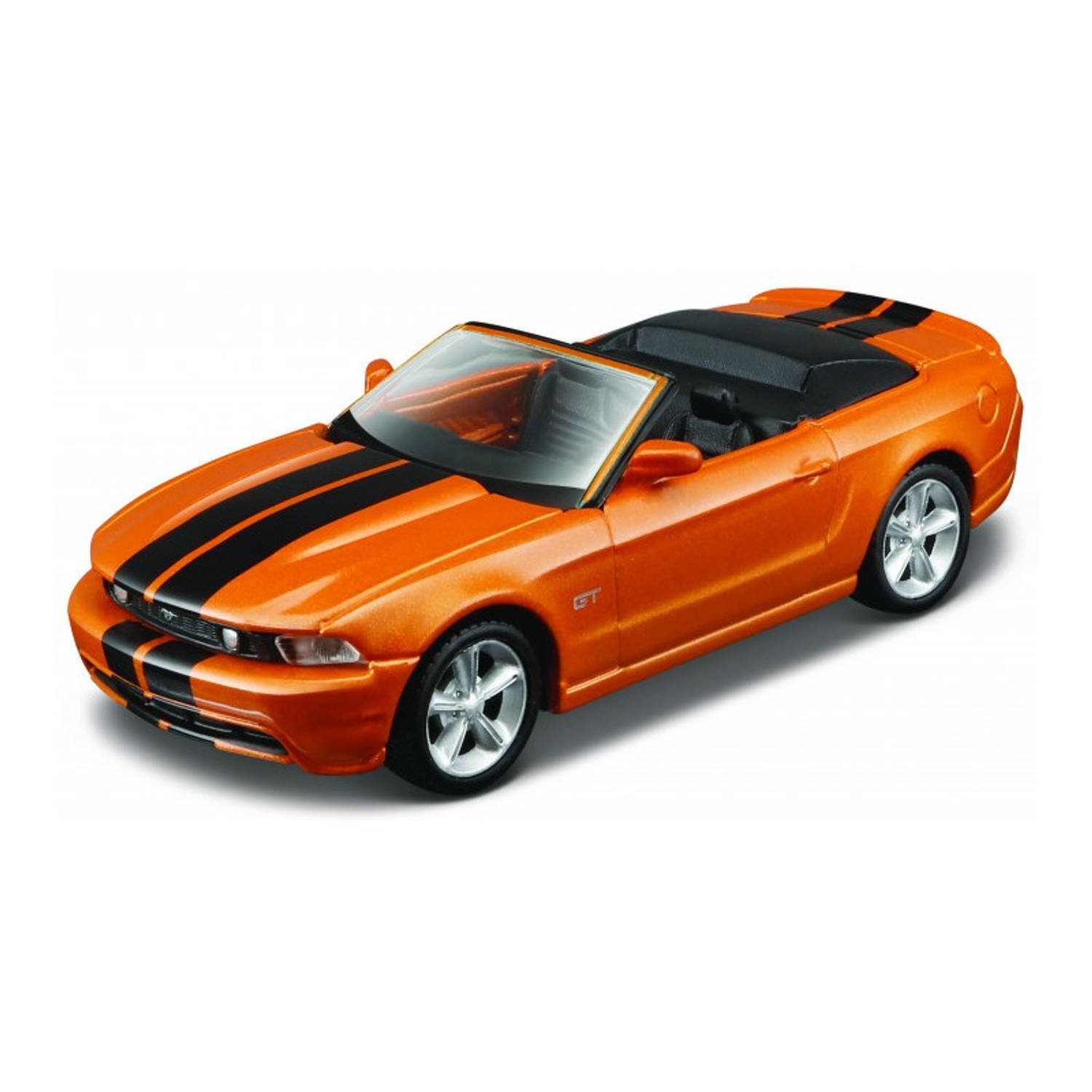 maisto modelauto ford mustang gt convertible 2010 oranje schaal 1:32/14 x 6 x 4 cm - speelgoed auto&apos;s