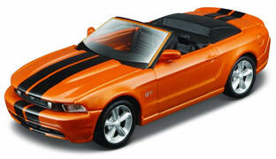 maisto modelauto ford mustang gt convertible 2010 oranje schaal 1:32/14 x 6 x 4 cm - speelgoed auto&apos;s