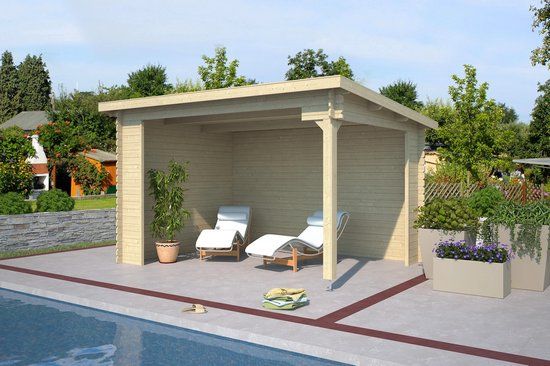 Outdoor Life Products Blokhut Lara 380 x 275 cm