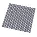 Gedy G-Soap anti-slip spoelbak met zuignappen, afmetingen: 32 x 32 cm, badmat van kunsthars, zilver, design R&S, gemaakt in Italië, machinewasbaar, 2 jaar garantie, effen