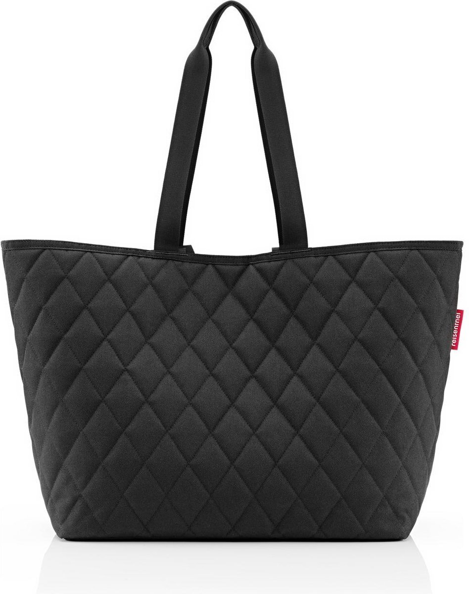 reisenthel Classic Shopper XL Schoudertas - 26L - Rhombus Black Zwart