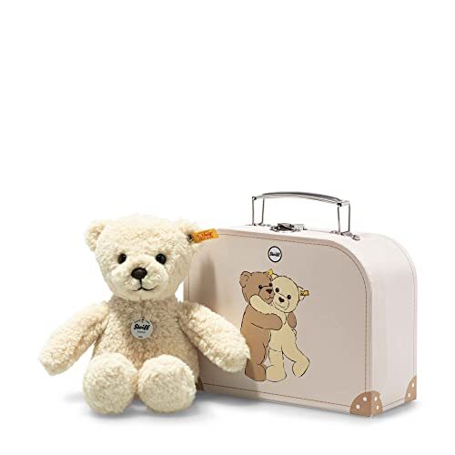 Steiff Teddybeer Ben beige in koffer, 21 cm
