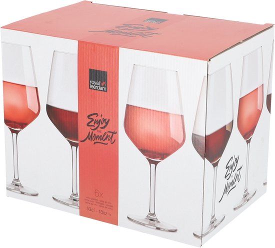 Royal Leerdam Enjoy the Moment wijnglas (530 ml) (set van 6)