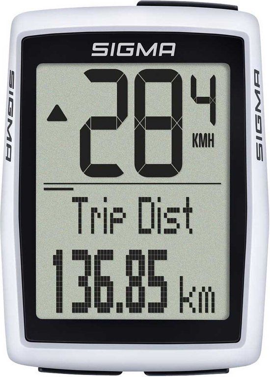 Sigma BC 12.0 Fietscomputer - 12 functies - Bekabeld - Sportief ontwerp