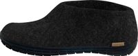 Glerups Dames en Heren slippers Naturkautschuksohle Wol Zwart