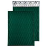 Blake Enveloppen MTBRG324 Metallische Luftpolsterversandtasche, Haftklebung, Matt Britisches Rennsport Grün, 324 x 230 mm, 100 Stück