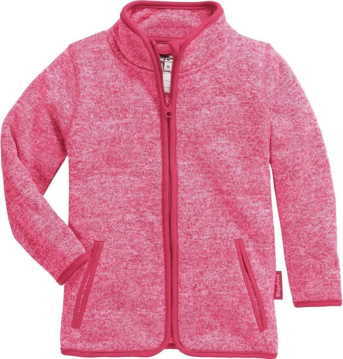 Playshoes fleecejack Knit fleece junior roze