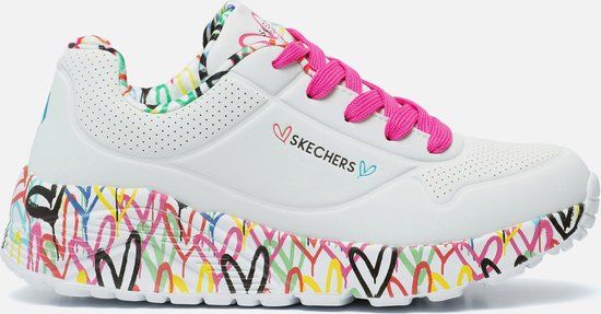 Skechers UNO LITE - LOVEY LUV Meisjes Sneakers - Maat 38