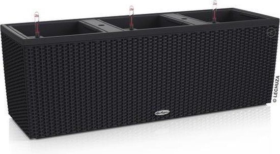 LECHUZA TRIO COTTAGE 30 - Plantenbak - grafietzwart