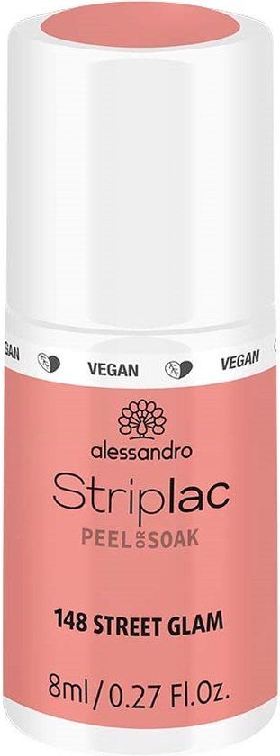 Alessandro Striplac Peel or Soak Nagellak - Roze - 8 ml