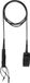 Mystic Big Wave Leash - 8ft - Noir