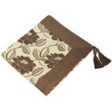 Riva Paoletti Mayflower Mokka gooit 145 cm x 180 cm, Polyester, Vol