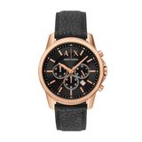 Armani Exchange Herenhorloge analoog kwarts met rubberen band AX1769
