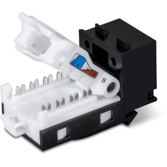 TRENDnet TC-K25C6BK Cat.6 RJ-45 Keystone, 25 stuks zwart