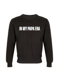 All You Can Tee Ali Mami, sweatshirt met ronde hals Papa Era, zwart, maat S