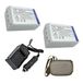 amsahr SQU-1210-05 vervangende batterij voor HASEE SQU-1210 (7.4V, 12450mAh), omvat mini optische muis zwart