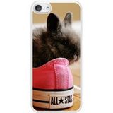 Apple Bedrukt siliconen hoesje compatibel met iPod Touch 5, Apple iPod Touch 6 Lapin allstar