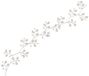 A&A Haarkam met Parel Bloemen en Clips, 0.15 kg