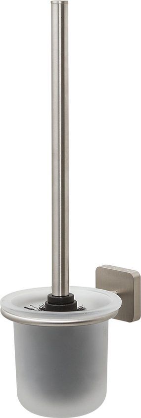 Tiger Onu Toiletborstel met houder RVS geborsteld - Muur - 10 jaar garantie