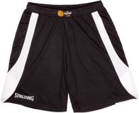 Spalding Jam Basketbalshort Kinderen - Zwart / Wit | Maat: 140