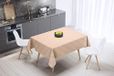 Bonamaison Tafelkleed, Anti-Mold, Sneldrogend, Waterdicht, 100% Polyester Tafellaken, Willekeurig patroon, 140 x 140 Cm - Ontworpen en Vervaardigd in Turkije
