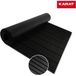 etm Tapis de porte Caoutchouc Noir 100 x 500 cm