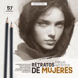 Retratos de Mujeres – Dibujo Artístico: Cuaderno de Estudio con 57 Modelos Realistas para Dominar el Volumen, la Luz y el Sombreado con Grafito