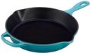 Le Creuset Ronde Hoge Skillet - 26cm - Caribbean Blue
